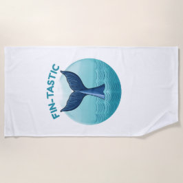 Serviette de plage fin