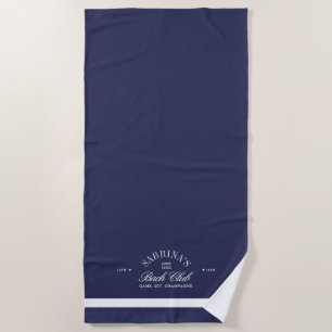 Serviette De Plage Fin de semaine de bachelorette Vintage élégante de