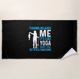 Serviette De Plage Fisher Fishing Relax Me