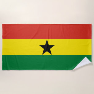 Serviette De Plage Flag du Ghana