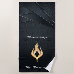 Serviette de plage - Flamme interne