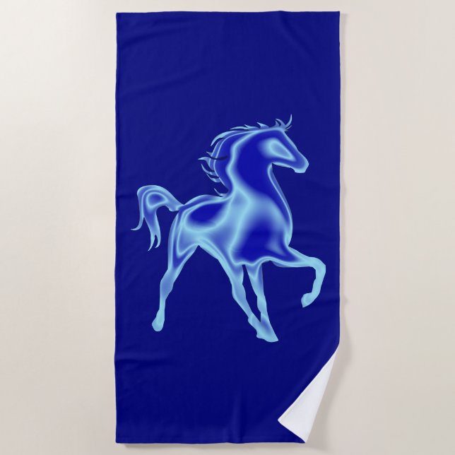 Serviette de plage Flash Horse (Devant)