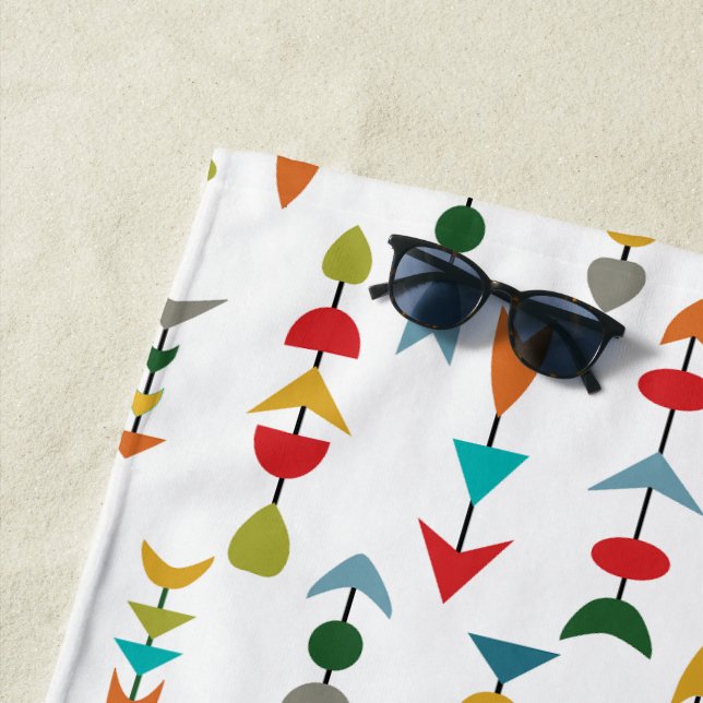 Serviette De Plage Flèches colorées (En situation)