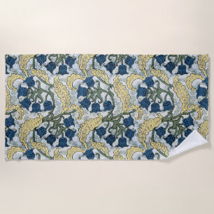 Serviette De Plage Fleur de Muguet Art Nouveau Verneuil