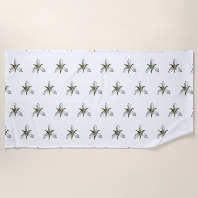 Serviette de plage Fleur sauvage de printemps Tril (Devant)