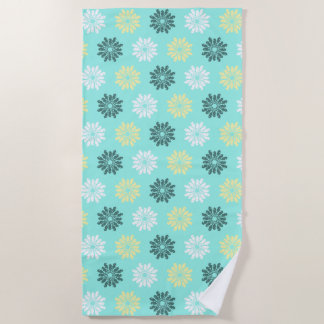 Serviette De Plage Fleurs d'hippocampe Aqua Beach