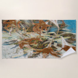 Serviette De Plage Floral exotique