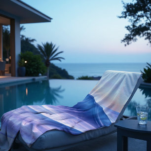 Serviette De Plage Fluide à dérive Twilight Abstrait