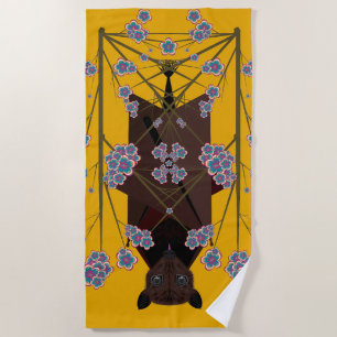 Serviette de plage Flying Fox Mustard