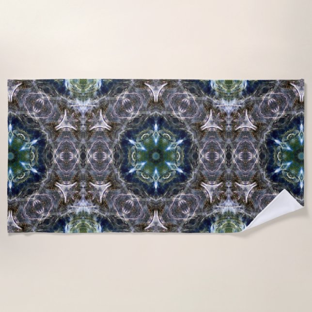 Serviette De Plage Folk Mandala (Devant)