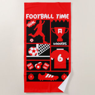 Serviette De Plage Football britannique
