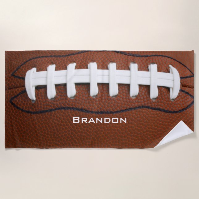 Serviette De Plage Football Design Beach Towel (Devant)