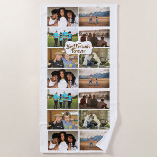 Serviette De Plage Friends DO-IT-YOURSELF 6 photo-collage fête de la 