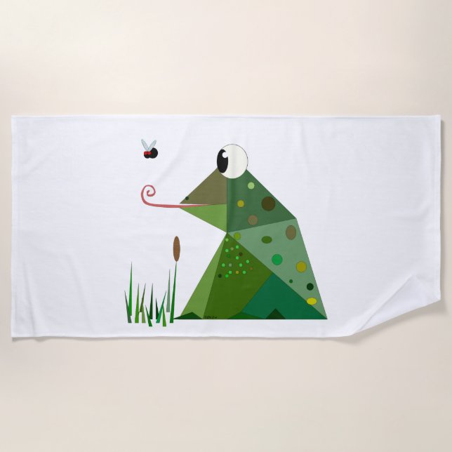 Serviette de plage Froggie (Devant)