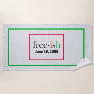 Serviette De Plage Frontière du 19e jour