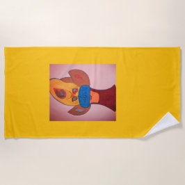 Serviette De Plage Futuristic Animal Art Beach Towel