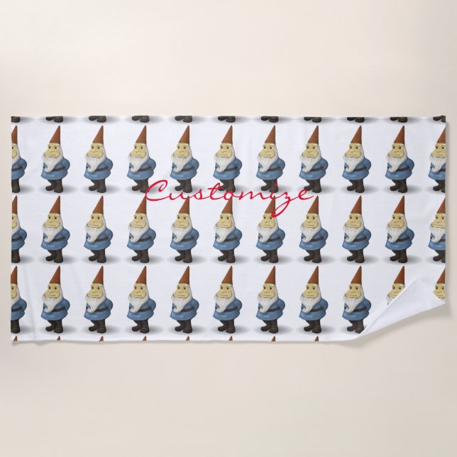 Serviette De Plage Gnome des Fêtes d'hiver Thunder_Cove (Devant)