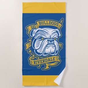Serviette De Plage Go Bulldogs - Riverdale Mascot Banner