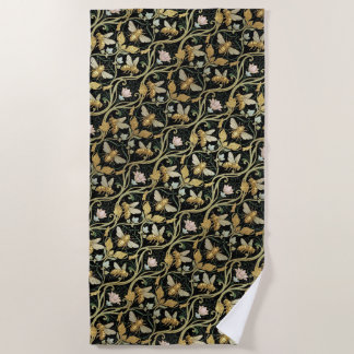 Serviette De Plage Gold Art Nouveau Bees