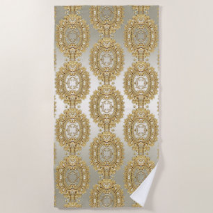 Serviette de plage Gold Ornate