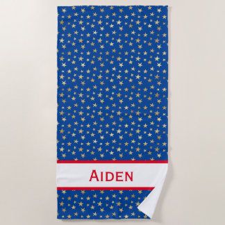 Serviette De Plage Gold Star