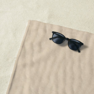 Serviette De Plage Golden Beach Sand Photo-Effet Sable Faux