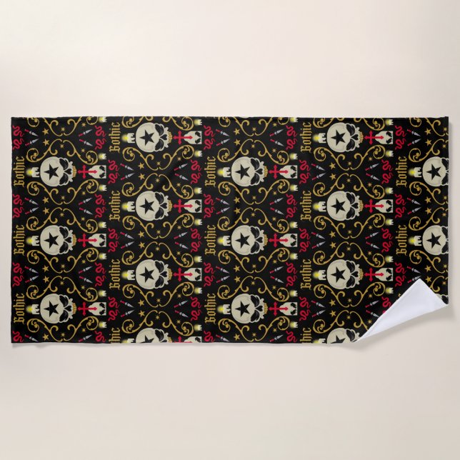 Serviette De Plage Goth Day 22 mai (Devant)