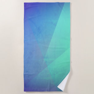 Serviette De Plage Gradation Blue Aqua & Turquoise