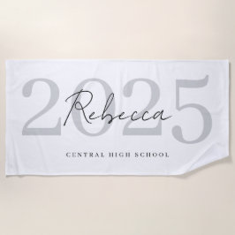 Serviette De Plage Graduate Name Class year School Name Graduation