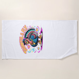 Serviette De Plage Graffiti Turkey Vibes � Thankful & Fly Cartoon Art