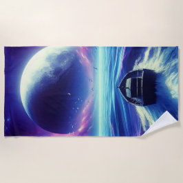 Serviette De Plage Grande Lune