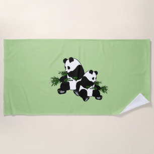 Serviette De Plage Grandir en Panda