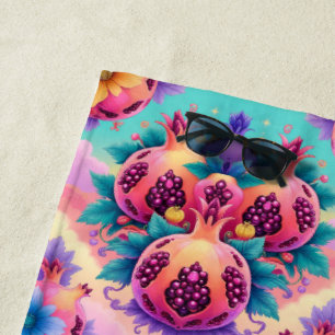 Serviette De Plage Grenade colorée