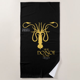 Serviette De Plage Greyjoy Sigil - Nous ne semons pas