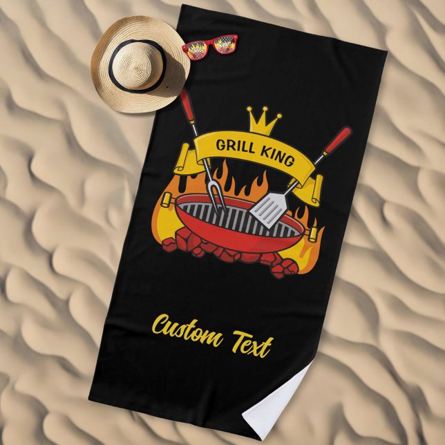 Serviette De Plage Grill King (Créateur téléchargé)