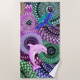 Serviette De Plage Harmonie des dauphins