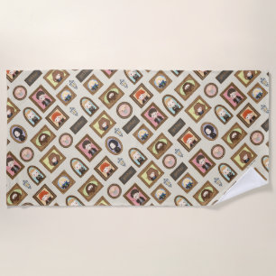 Serviette De Plage HARRY POTTER™ Chibi Image Frame Motif