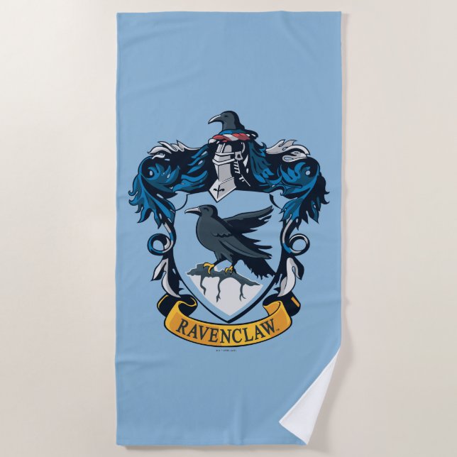 Serviette De Plage Harry Potter | Cimier gothique Ravenclaw (Devant)