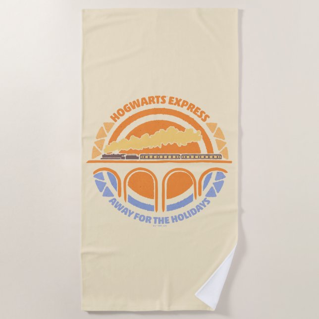 Serviette De Plage HARRY POTTER™ | Express Summer Magic HOGWARTS™ (Devant)