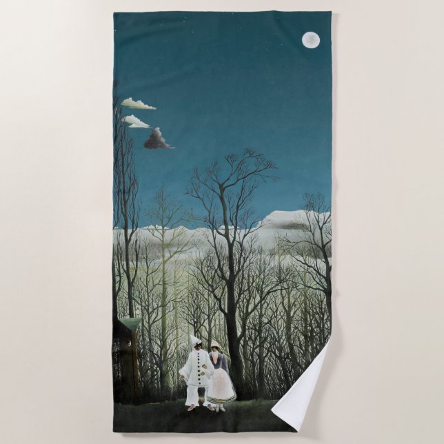 Serviette De Plage Henri Rousseau - Soirée Carnaval (Devant)