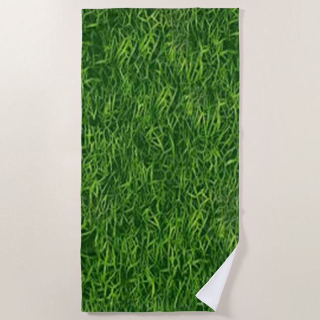 SERVIETTE DE PLAGE HERBE (Devant)