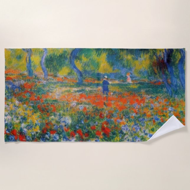 Serviette De Plage Heure du printemps (Devant)