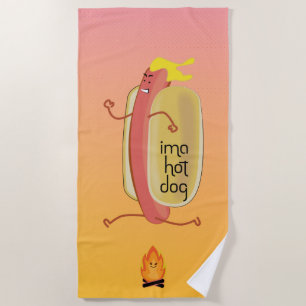 Serviette De Plage Hot Dog Oe Devil