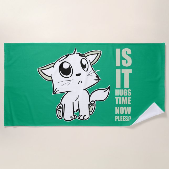 Serviette De Plage Hugs time (Devant)