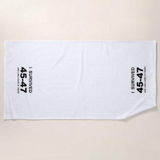 Serviette De Plage I Survived 45-47 