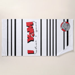 Serviette de plage "I Yam What I Yam"