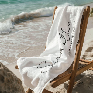 Serviette De Plage Idées de cadeaux personnalisés pour la demoiselle 