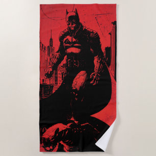 Serviette De Plage Illustration de la bande dessinée de Batman