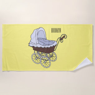 Serviette De Plage Illustration de poussette