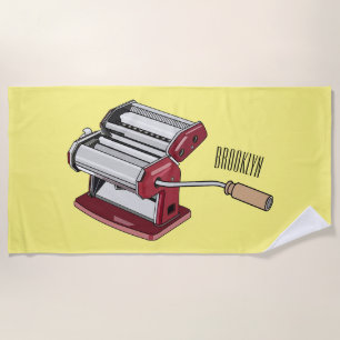 Serviette De Plage Illustration d'un fabricant de pâtes alimentaires